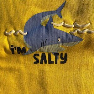 Gerber 4-Pack Baby Boys Shark Zone Short Sleeve Onesies Bodysuits NWT